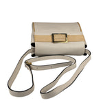 Salvatore Ferragamo Vintage Cream Vara Leather Crossbody Shoulder Bag