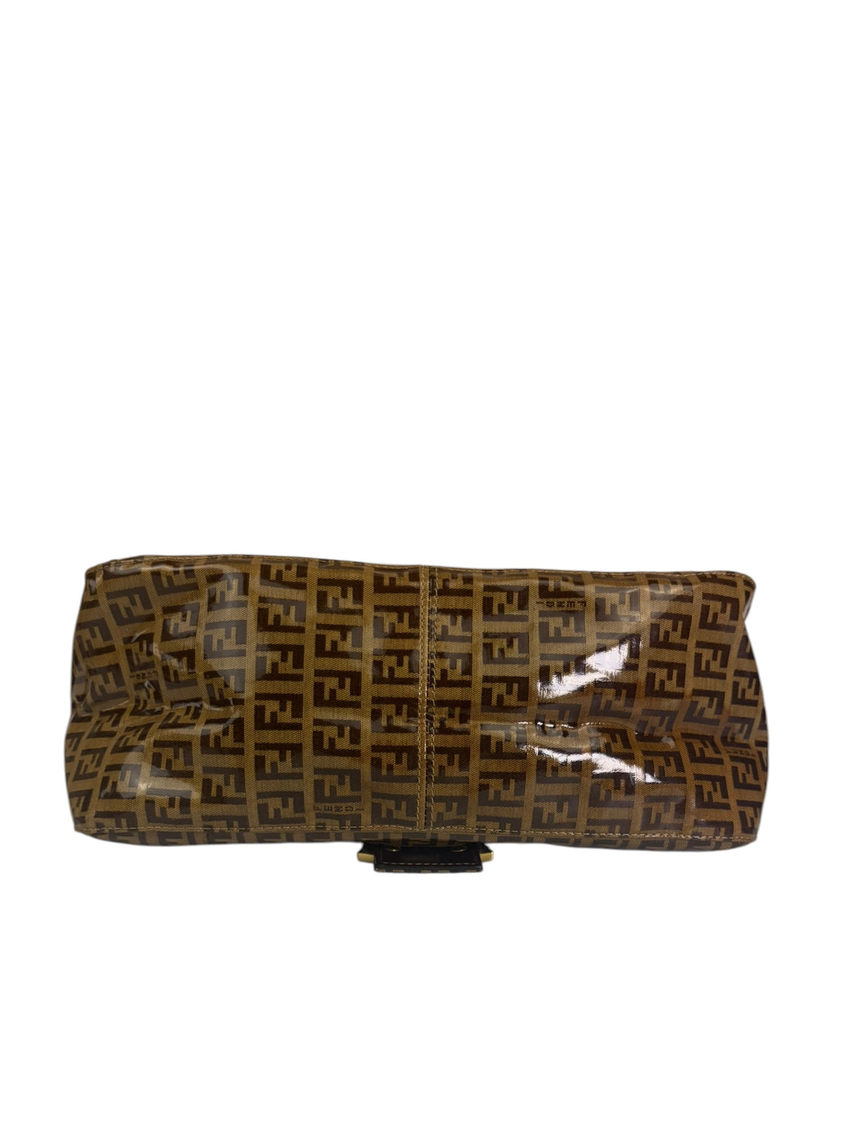 Fendi Beige/Brown PVC Mamma Baguette