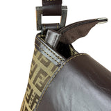 Fendi Zucchino Drawstring Flap Shoulder Bag