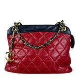 Chanel Vintage Two-Tone Mademoiselle Shoulder Bag 1990