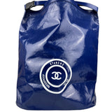 Chanel Blue Vinyl PVC Shoulder Bag