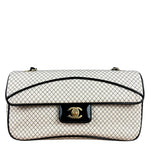 Chanel East West Beige Jersey Flap Bag 2002