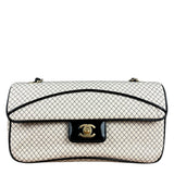 Chanel East West Beige Jersey Flap Bag 2002