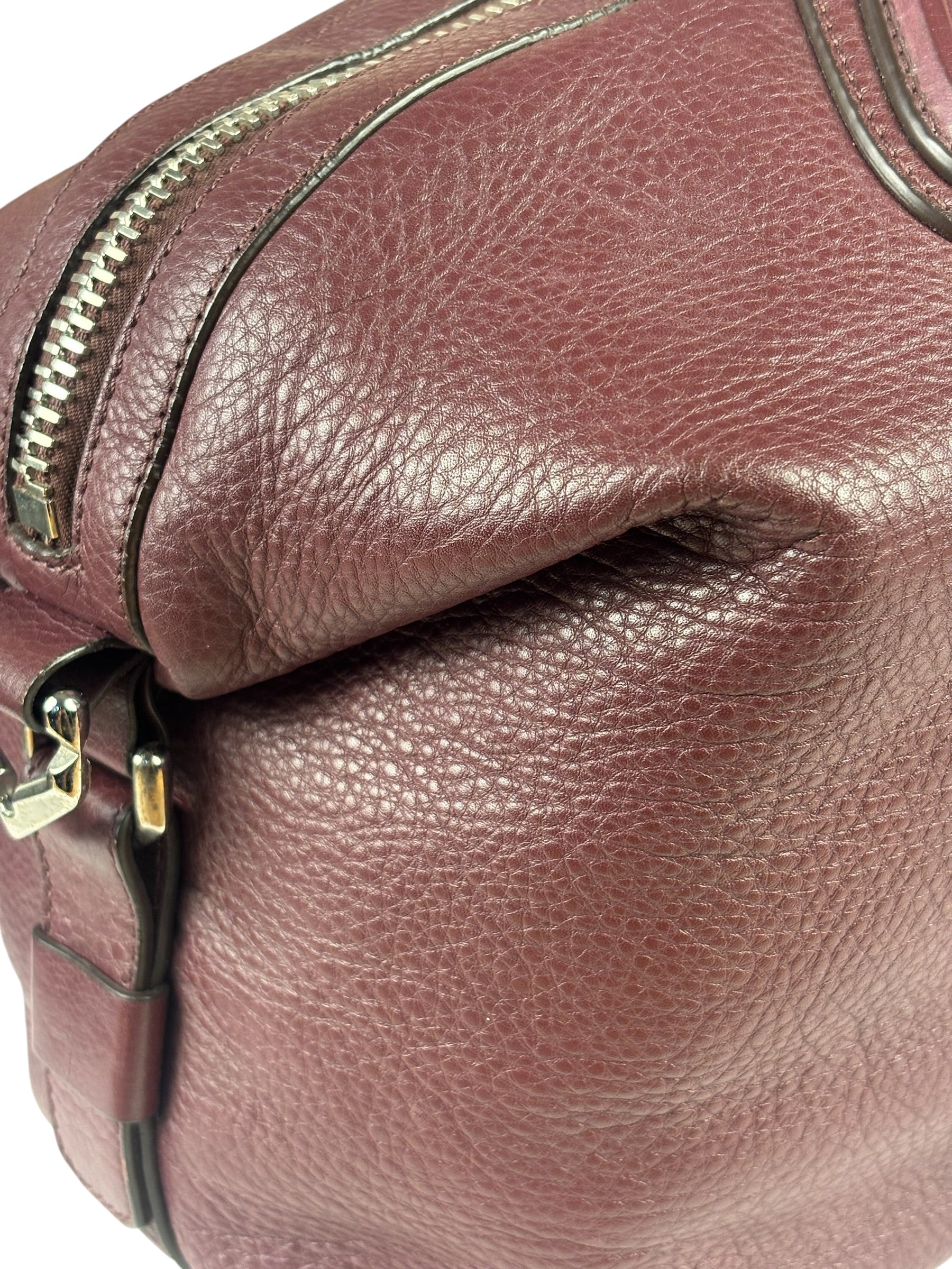 Givenchy Nightingale Burgundy Leather Two-Way Bag
