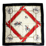 Gucci Vintage Polo Silk Scarf