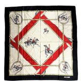 Gucci Vintage Polo Silk Scarf