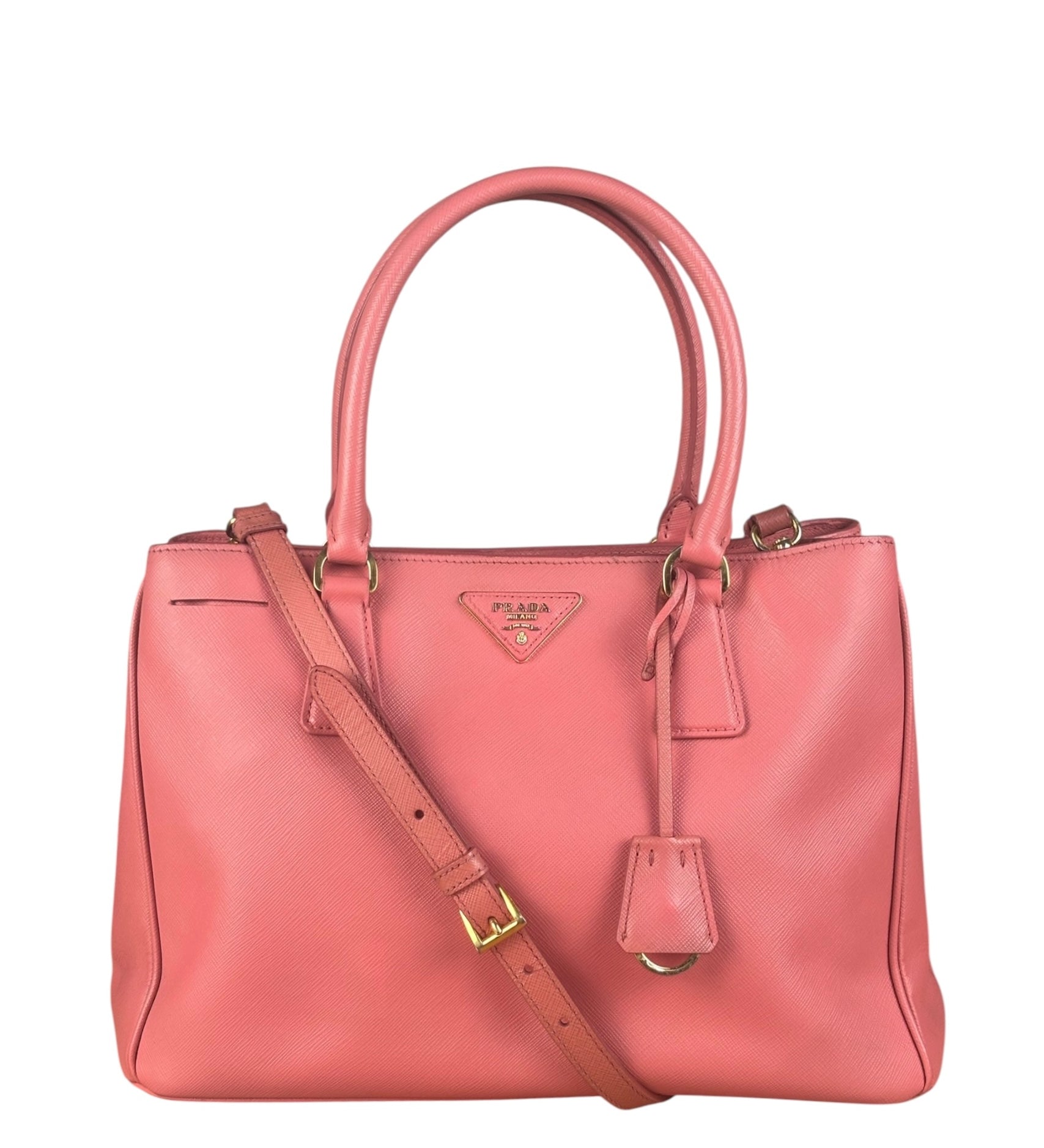 Prada Pink Galleria Saffiano Leather Tote