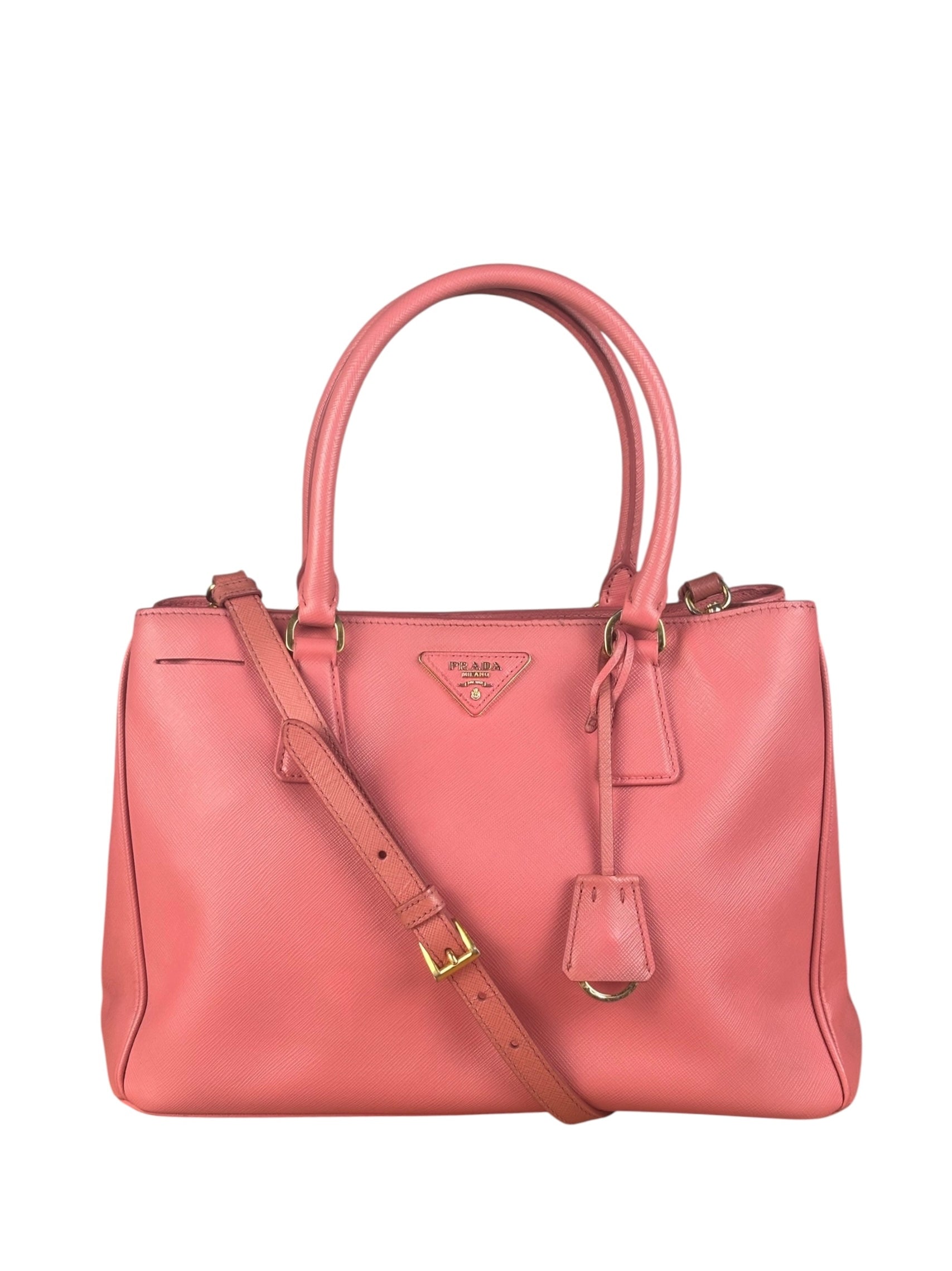 Prada Pink Galleria Saffiano Leather Tote