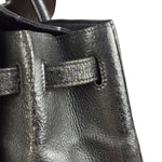 Hermes Black Togo Leather Birkin 40 Handbag Gold 1998