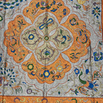 Fendi Silk Multicolor Textured Abstract Scarf