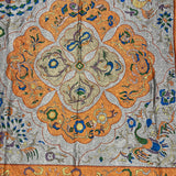 Fendi Silk Multicolor Textured Abstract Scarf