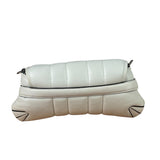 Gucci White Leather Horsebit Shoulder Bag