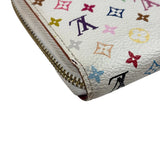 Louis Vuitton x Takashi Murakami Multicolor Monogram Zip-Around Wallet