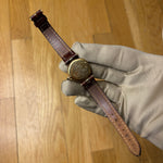 Cartier Must De Vendome Brown Leather Strap