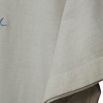 Miu Miu White Blue Embroidered Logo T-Shirt