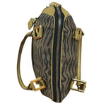 Fendi Vintage Tiger Print Mini Bowler Bag