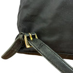 Prada Vintage Black Nylon Drawstring Backpack
