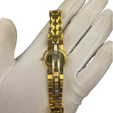 Gucci 3300.2.L Black Round Dial Gold Plated