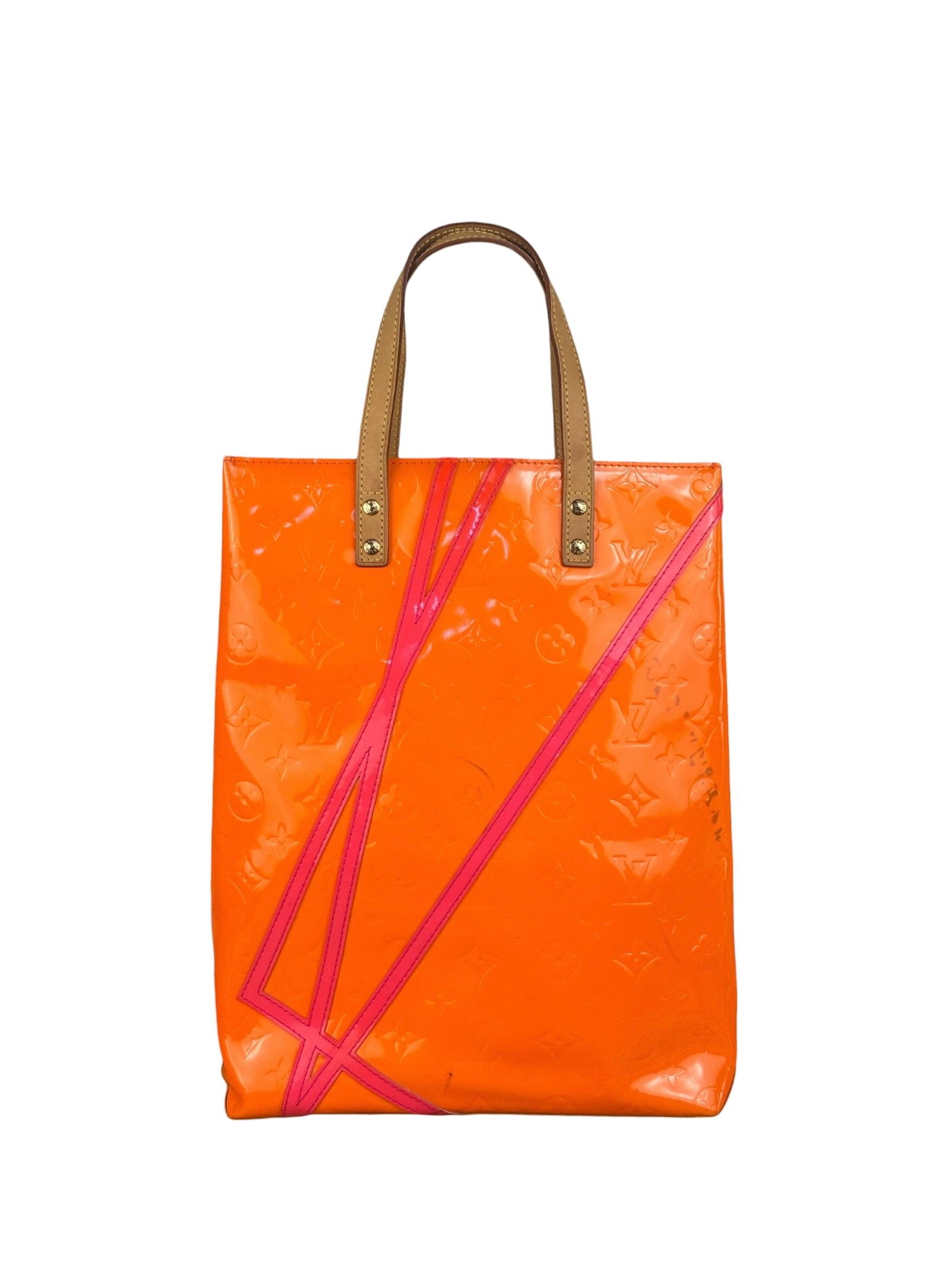 Louis Vuitton x Robert Wilson Monogram Fluo Vernis Reade Tote Bag MM