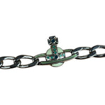 Vivienne Westwood Graziella Orb Chocker Chain Link Pendant Necklace