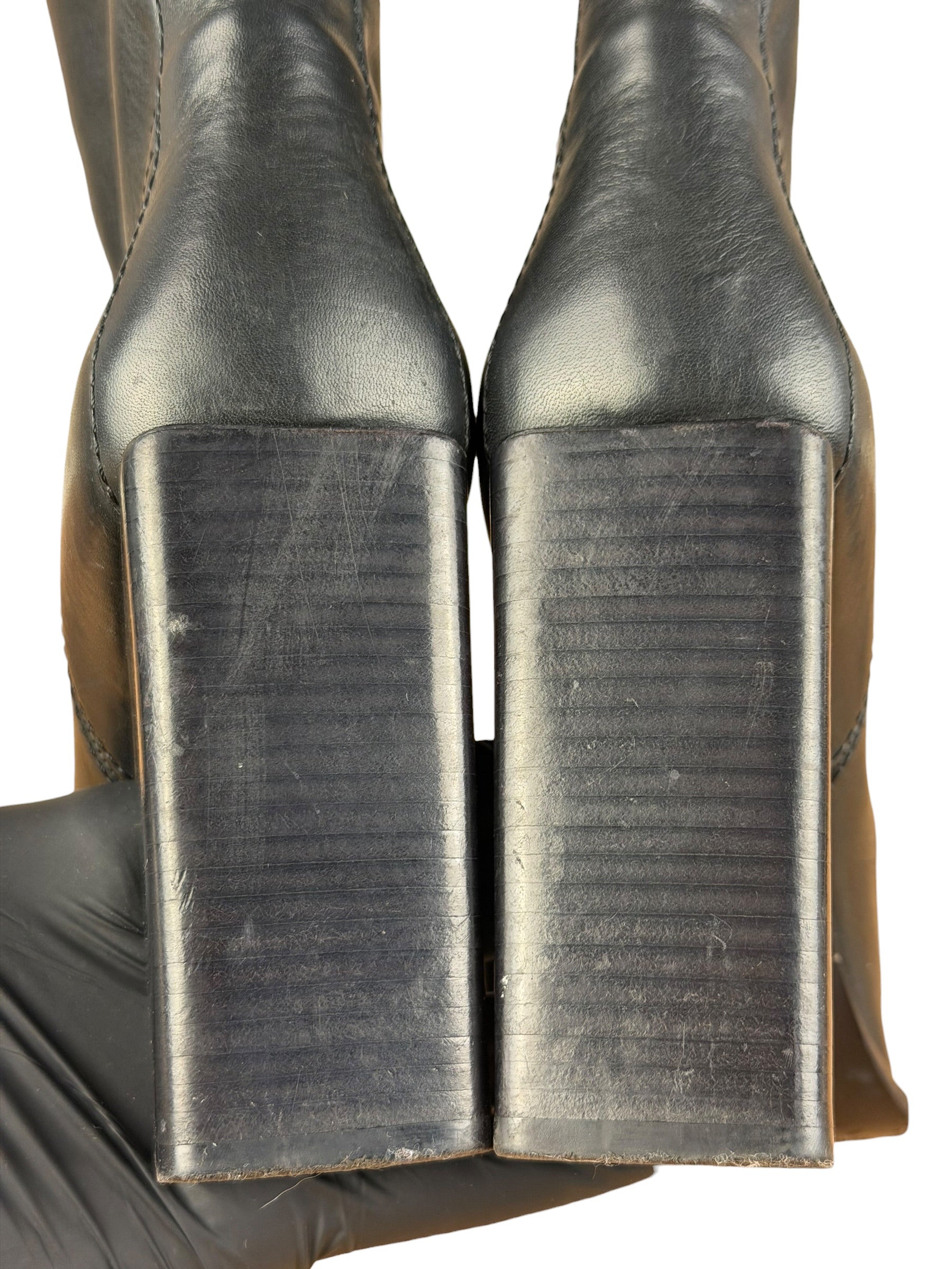 Saint Laurent Jodie 105 Cut-Off Ankle Boots