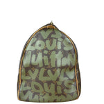 Louis Vuitton Stephen Sprouse Limited Edition Graffiti Keepall 50 Green