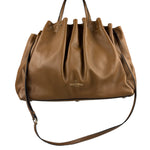 Valentino Garavani Brown Rockstud Shoulder Tote