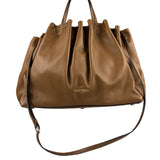 Valentino Garavani Brown Rockstud Shoulder Tote