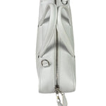Balenciaga White Leather Triangle Two-Way Bag