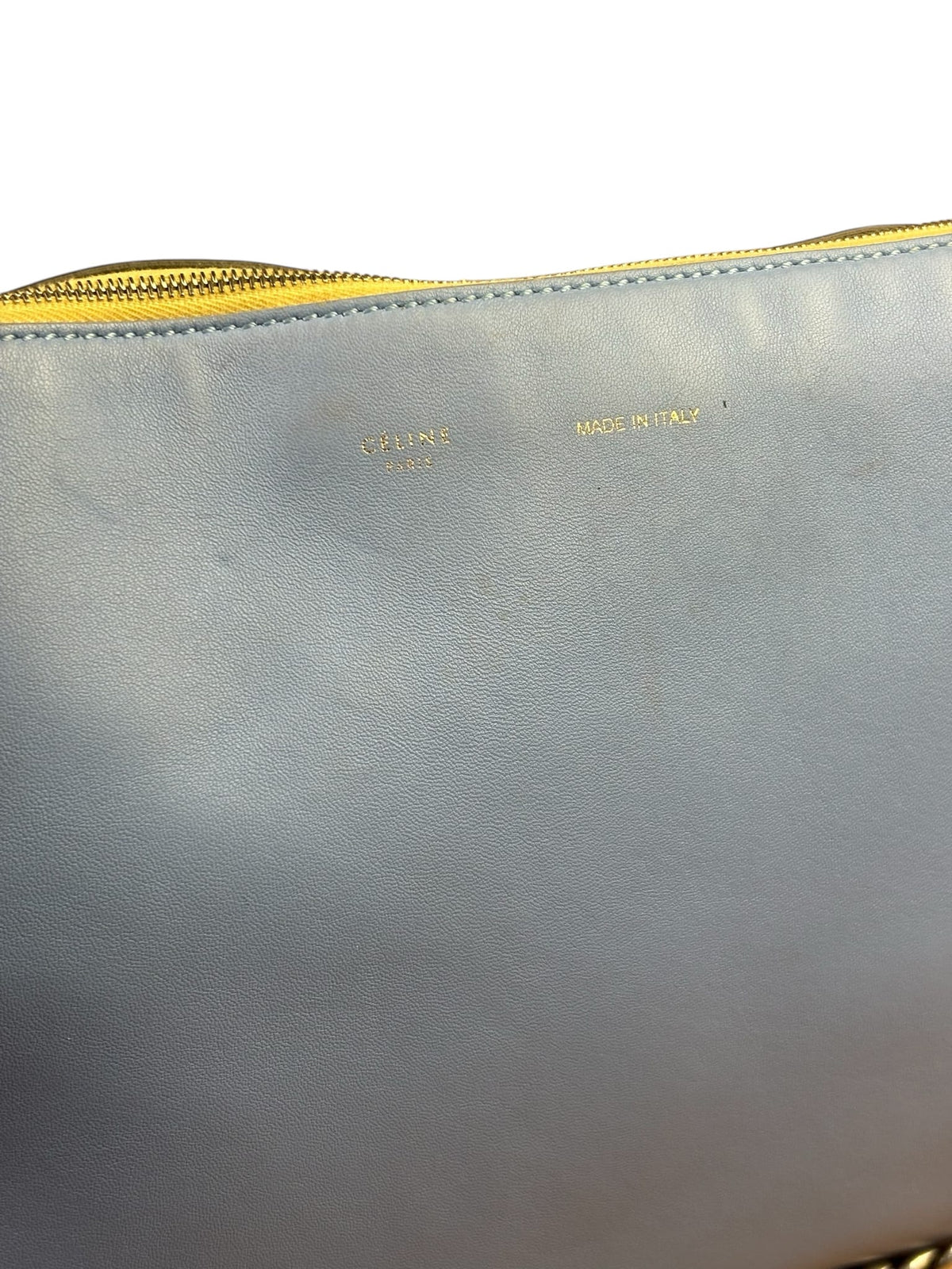 Celine Colorblock Lambskin Trio Shoulder Bag