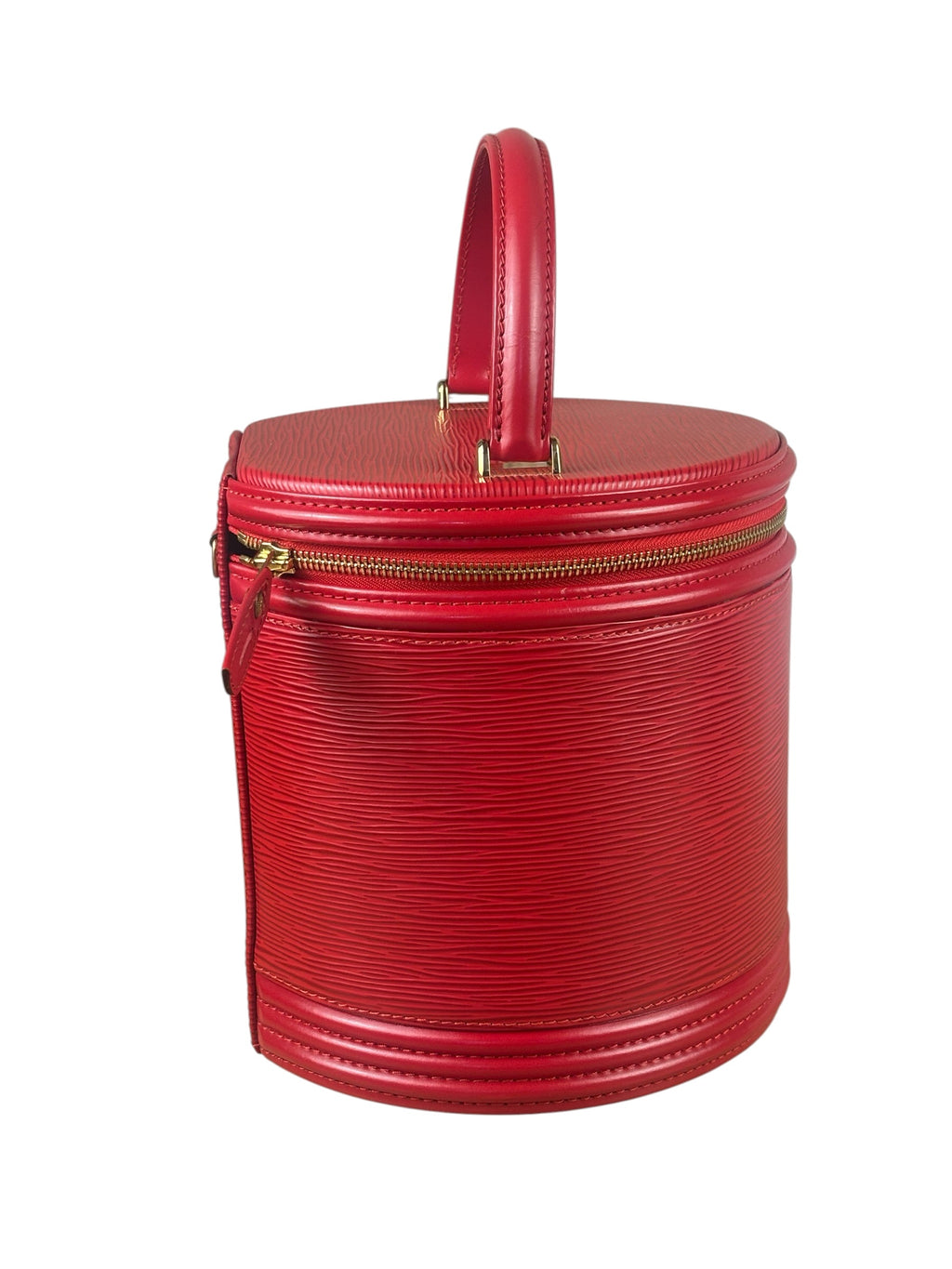 Louis Vuitton Castilian Red Epi Leather Cannes Vanity Bag