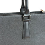 Burberry Black Saffiano Leather Tote Bag