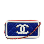 Chanel 2019 Caviar Quilted CC Filigree Clutch on Chain