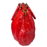 Coach Red Patent Leather Two-Way Bag