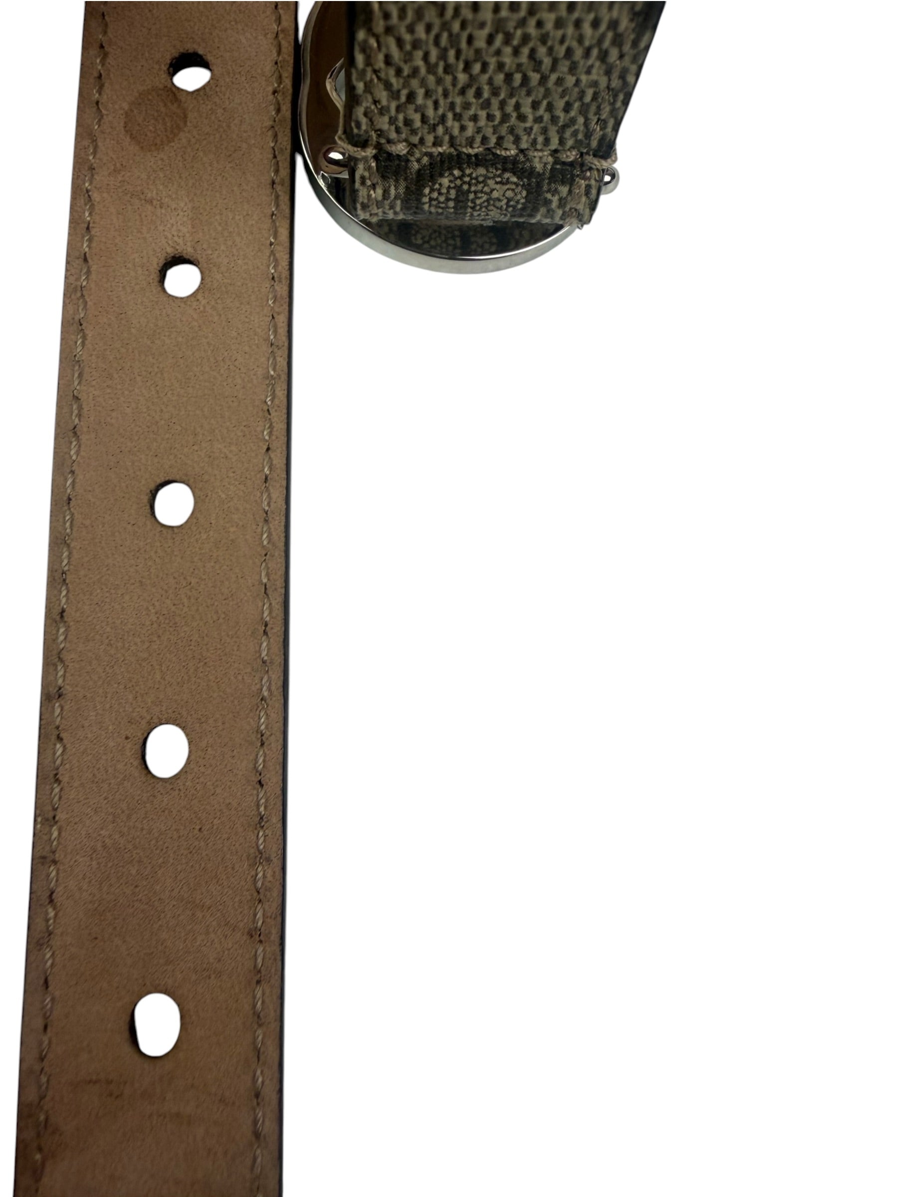 Gucci Beige GG Supreme Canvas Belt