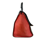 Celine Tricolor Trapeze Pebbled Leather Hand Bag