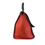 Celine Tricolor Trapeze Pebbled Leather Hand Bag
