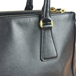 Prada Black Galleria Saffiano Leather Tote