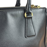 Prada Black Galleria Saffiano Leather Tote