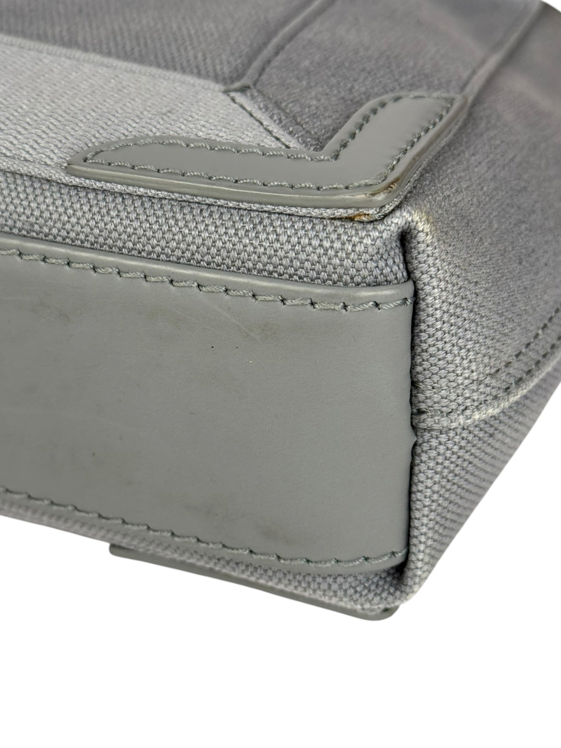 Balenciaga Grey Canvas/Leather Cabas Small 2Way Tote
