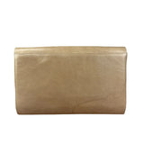 Bally Leather Bow Clutch