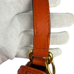 Gucci Orange Leather Snaffle Shoulder Bag