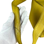 Chanel CC 1997 Chartreuse Leather Flap Shoulder Bag