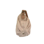 Louis Vuitton Vintage Rose Pink Monogram Denim Slightly Hobo Bag