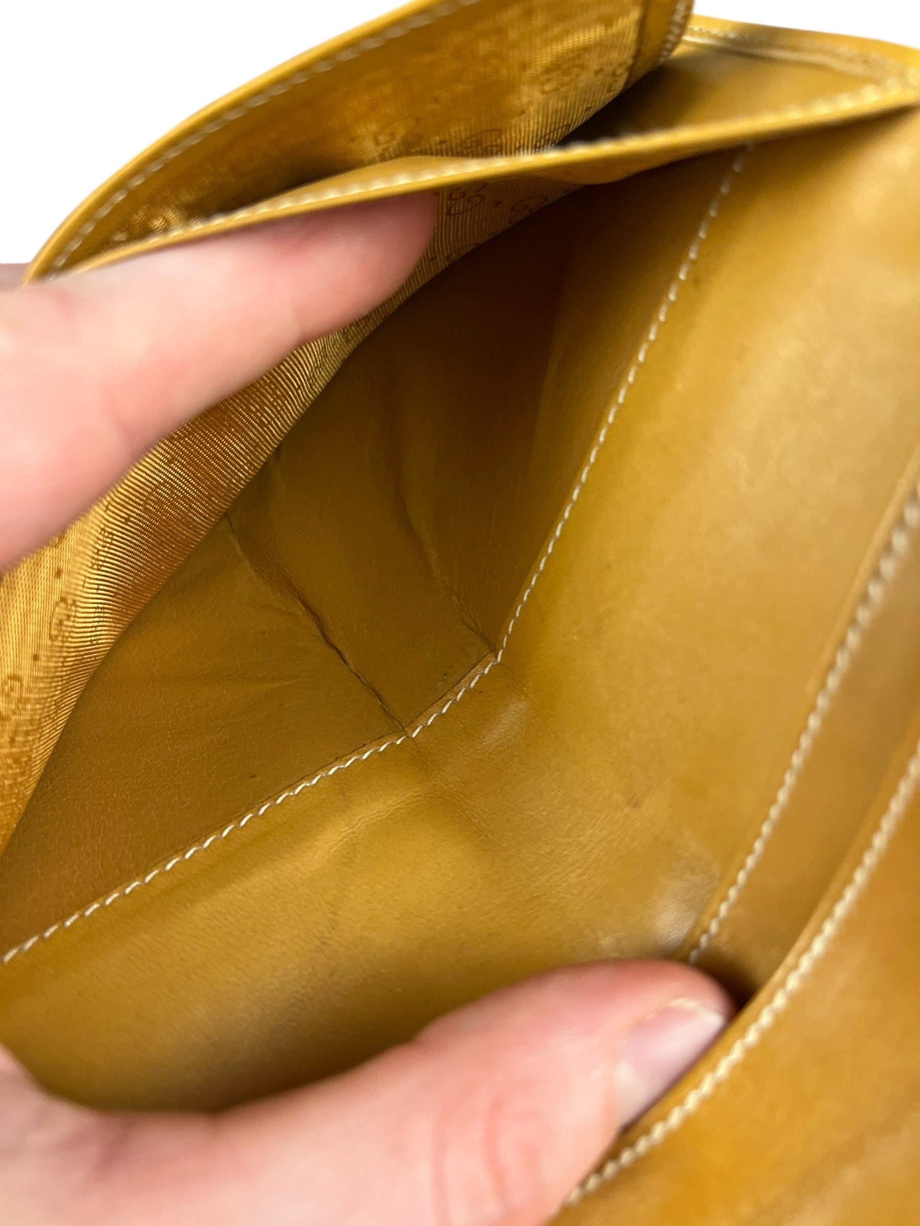 Gucci GG Vintage Sherry Line Long Wallet