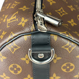 Louis Vuitton Black/Brown Monogram Keepall 55