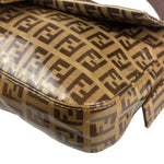 Fendi Brown PVC Zucca Baguette