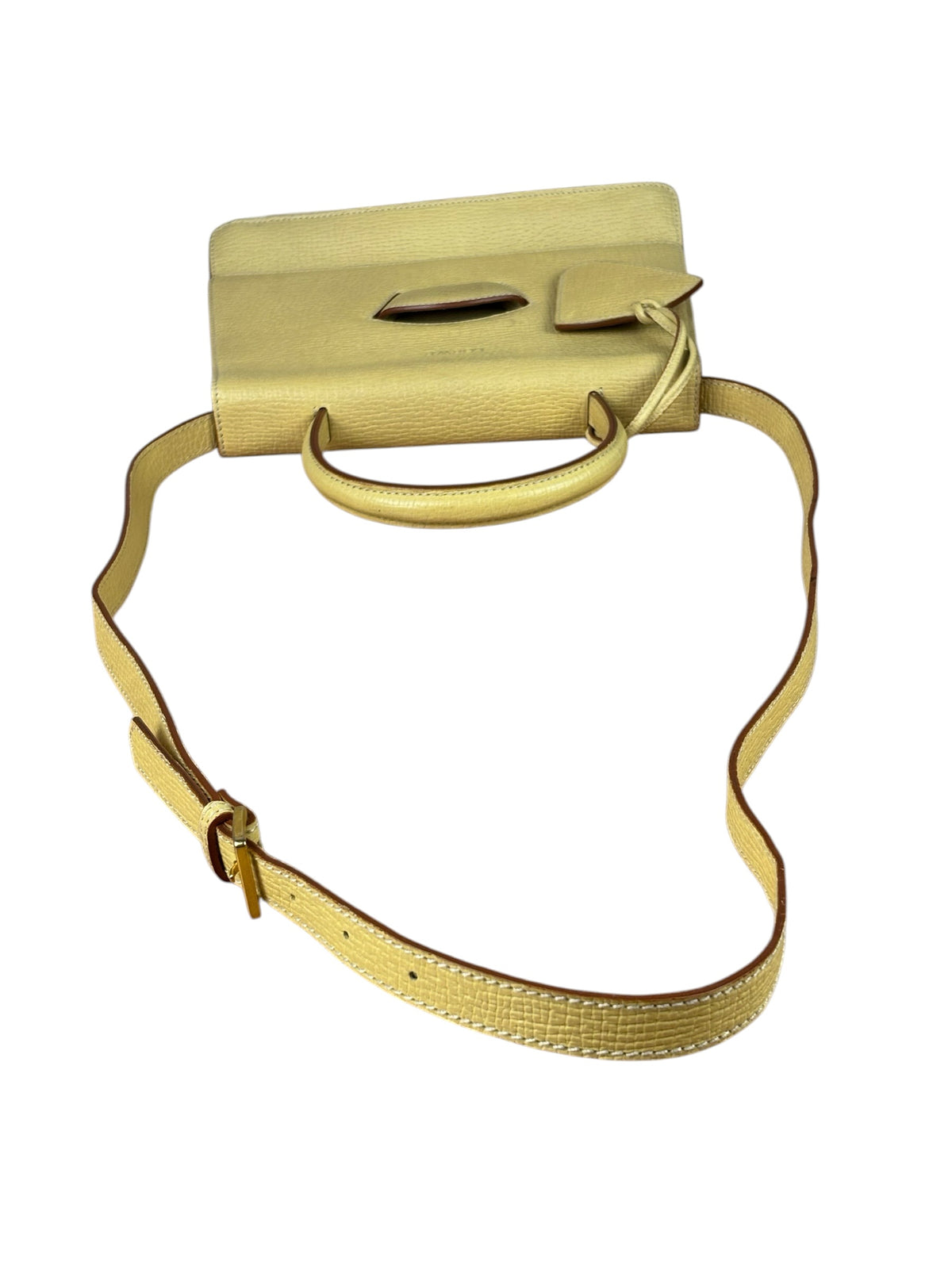 Loewe Muted Yellow Barcelona Two-Way Bag