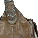 Chloe Vintage Brown Leather Silverado Shoulder Bag