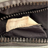 Bottega Veneta Grey Leather Pouch